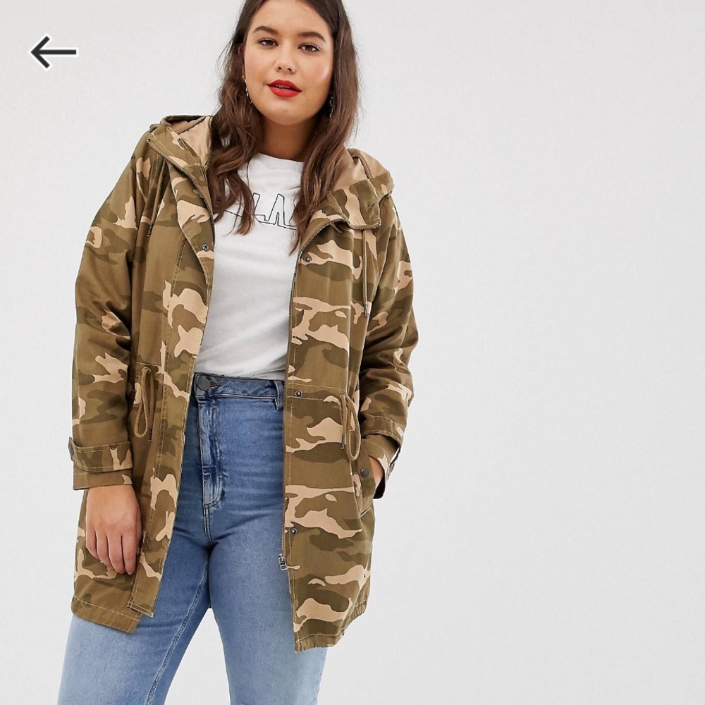✨HOST PICK✨ NWT camo plus size jacket